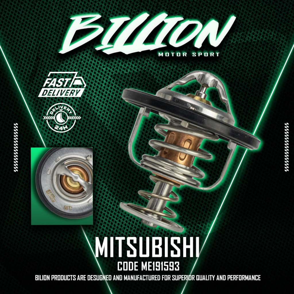 Billion Thermostat 68° [Part No.ME191593] TRITON PAJERO SPORT 2.4 MIVEC 3.2, CEDIA 4G18 CK2 CK4 CK5, STRADA 2800 4M40