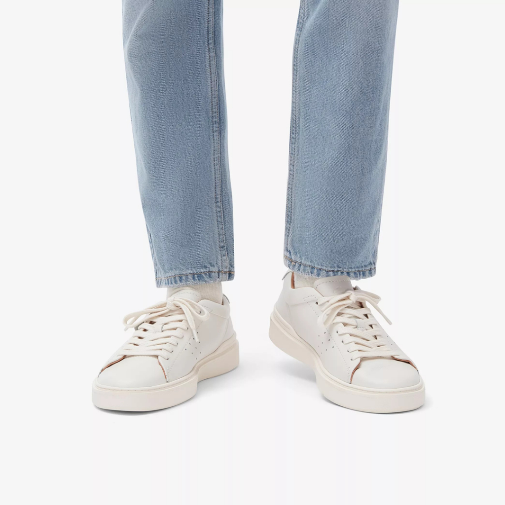 Clarks حذاء رجالي CRAFT SWIFT جلد — أبيض — صورة 3