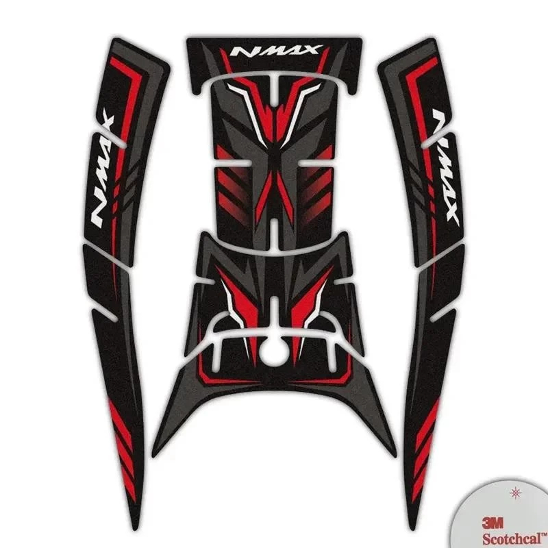 แผ่นเหยียบกันลื่น สติกเกอร์ สำหรับ YAMAHA NMAX155 Nmax125 NMAX สติ๊กเกอร์ตกแต่งชุดแผ่นเชื้อเพลิง - รูปที่ 3