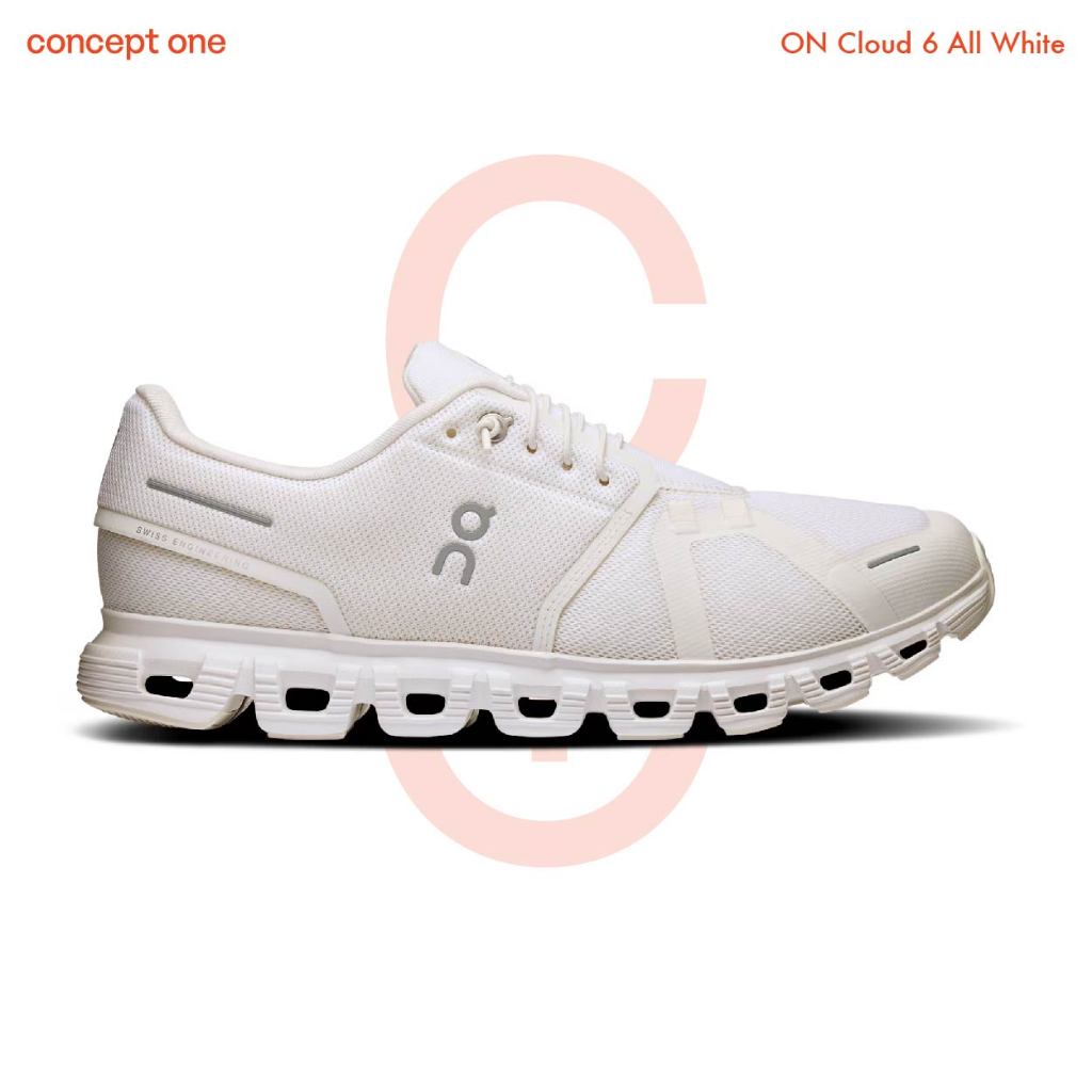 Conceptone On Cloud 6 All White (M) รองเท้าผ้าใบ