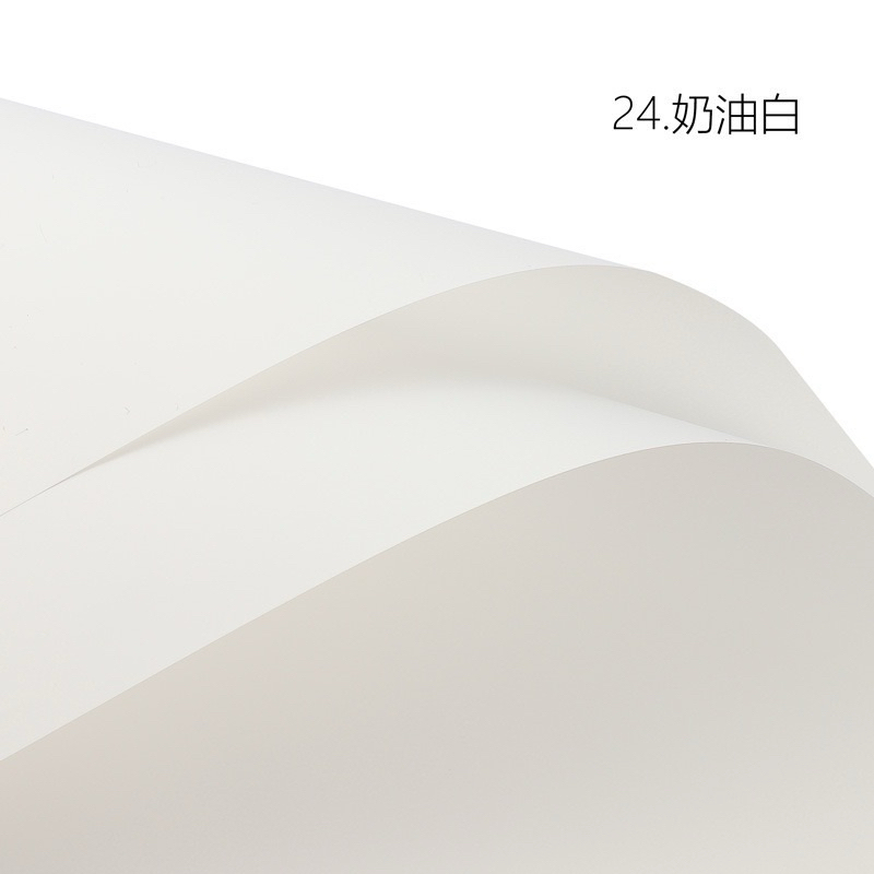 กระดาษห่อช่อดอกไม้ สีขาวบริสุทธิ์ Ouya จำนวน 20 แผ่น ขนาด58*58