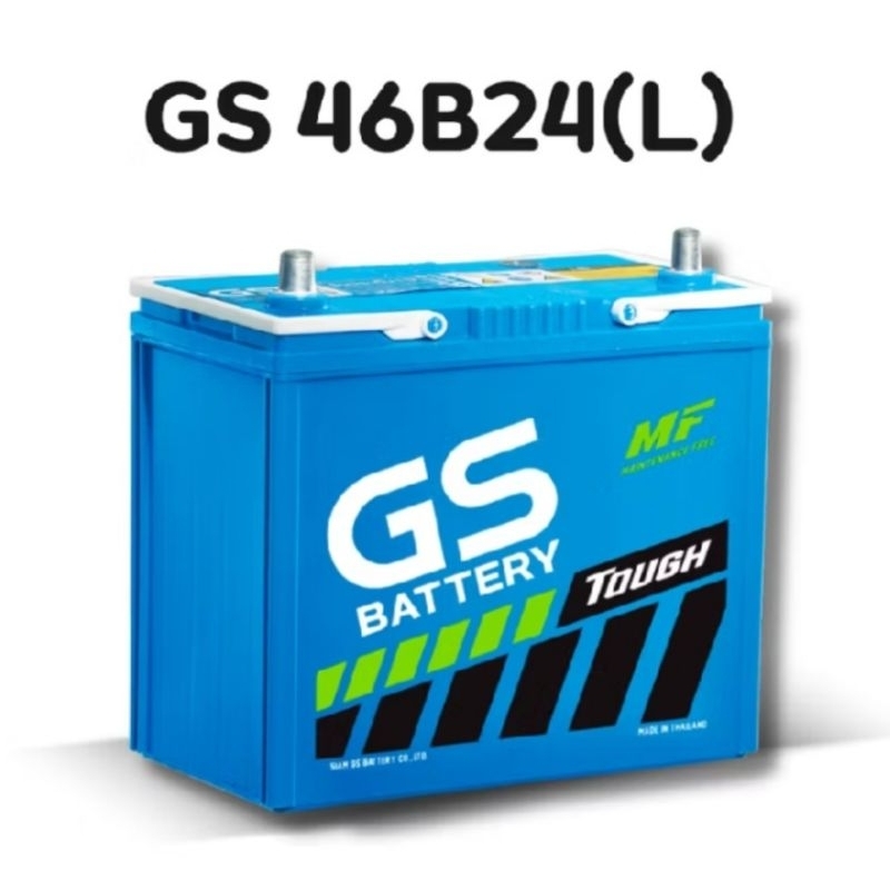 แบตเตอรี่ รถเก๋ง GS 46B24 L ขั้วL