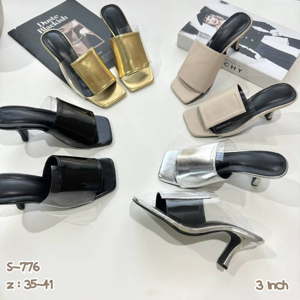NIWA SHOES รองเท้าส้นสูงรองเท้าmaxi ✨ รุ่น S-776