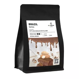 Mungmee Coffee เมล็ดกาแฟ คั่วกลาง Brazil santos Finecup
