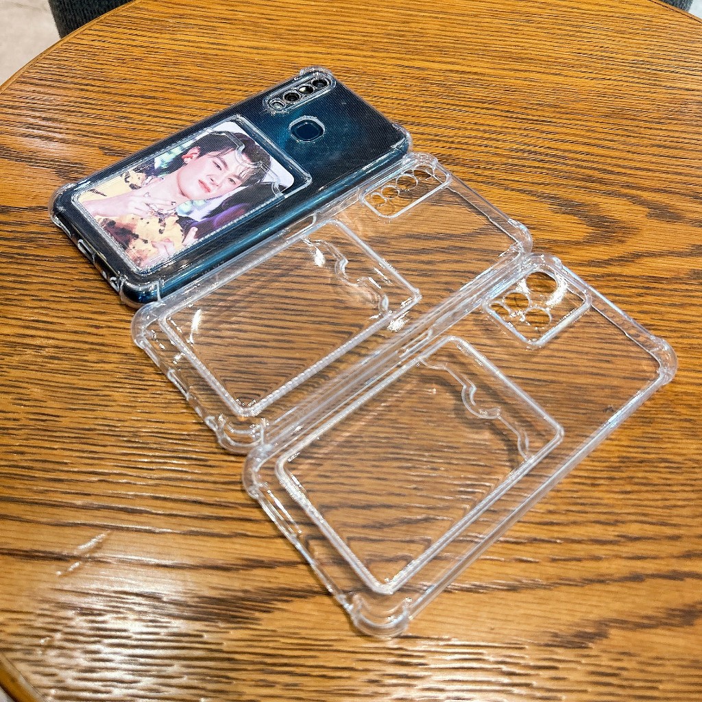 ราคาถูก เคสวีโว่ Y21 เคสใส่บัตรใส VIVO Y12 Y15 Y17 Y20 Y12S Y12A Y20A Y21 Y21T Y33T Y33S