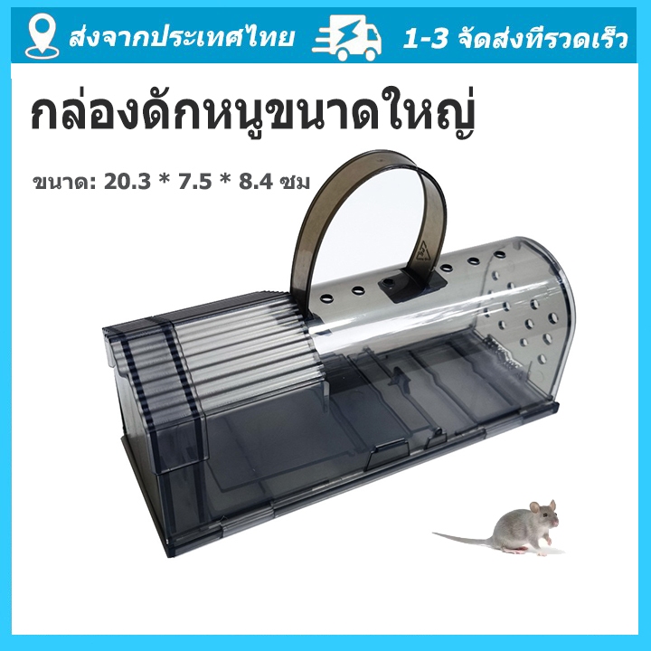 ถูกสุดๆ ที่ดักหนู กรงดักหนู กับดักจับหนู จับหนูบ้าน หนูนา จับหนูได้โดยไม่ต้องฆ่า ที่จับหนูอัตโนมัติ ปลอดภัยทั้งคนและสัตว ราคา ถูกที่สุด ดีลบีเคเค รูปภาพหลัก