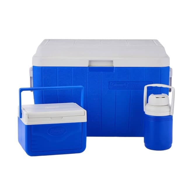 COLEMAN US 48 QT COMBO COOLER (5QT &1/3 GAL) - BLUE