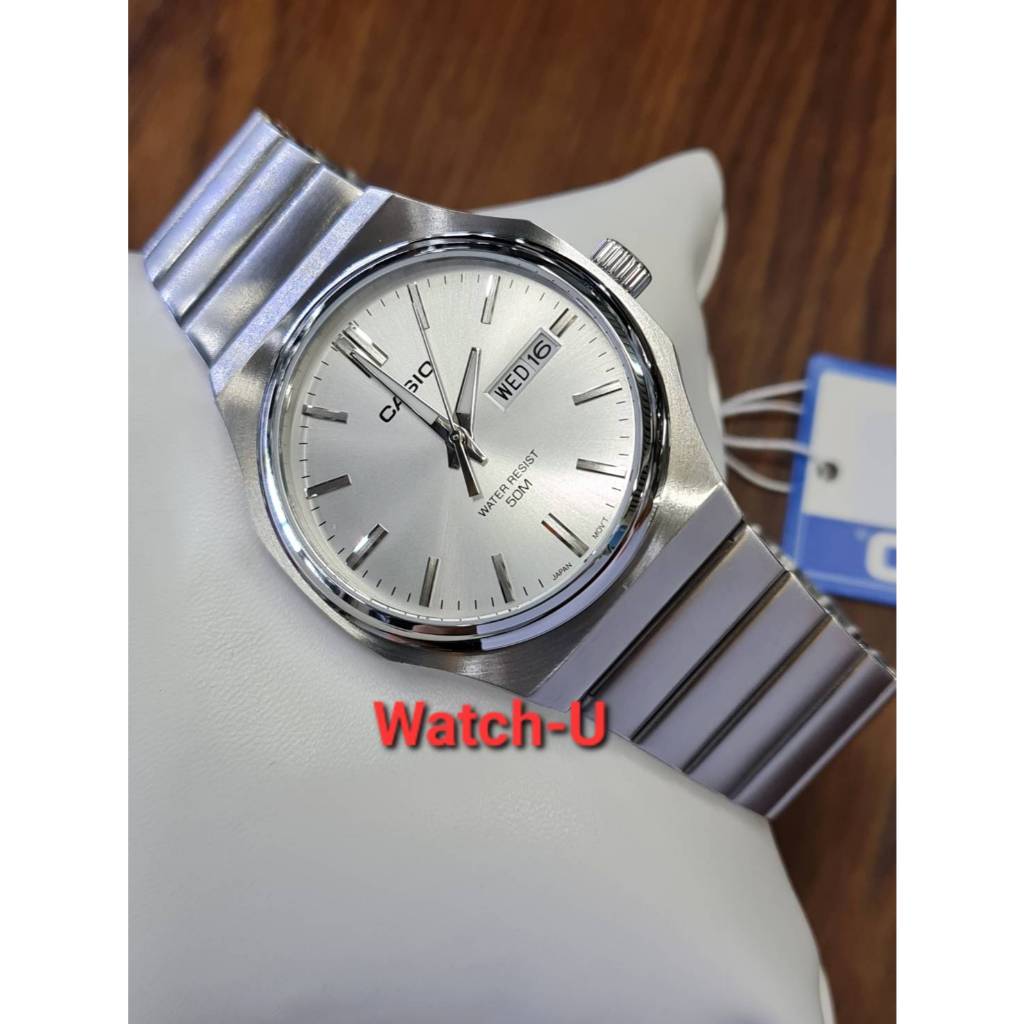 นาฬิกาผู้ชาย Casio รุ่นใหม่ MTP-E735D สายสแตนเลสแท้ รุ่น MTP-E735D-7 / MTP-E735D-7A