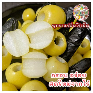 พุทราแช่อิ่มไร้เม็ด((3แถม5))หวานกรอบอร่อย ใหม่จากไร่ (แถมฟรีพริกเกลือ5ถุง) SapaFruit