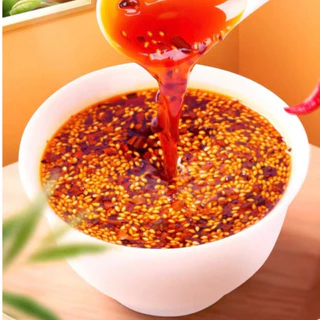 พริกน้ำมัน เผ็ดหอมอร่อย น้ำจิ้มหม่าล่า สูตรเสฉวนแท้ต้นตำรับ 翠宏 香辣红油 200g
