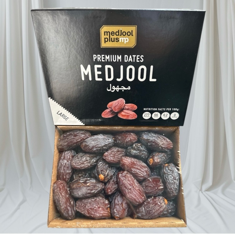 อินทผลัมเมดจูล MEDJOOL Size Large 1 กก. (มีส่วนลด10-20%) นำเข้าจากอิสราเอล (Exp.31/12/26)