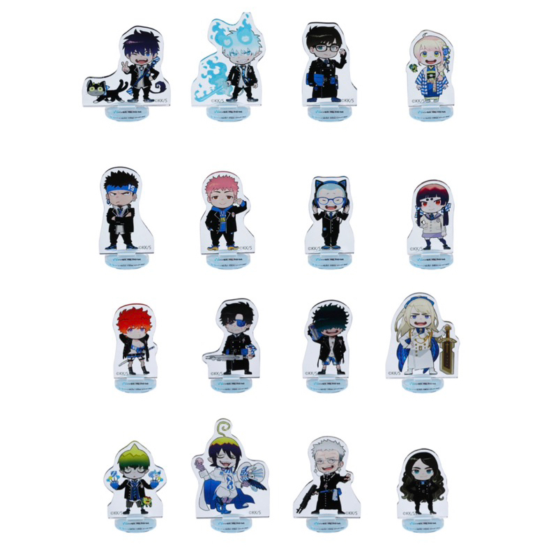 (พร้อมส่งจากไทย) blue exorcist exhibition mini acrylic standy