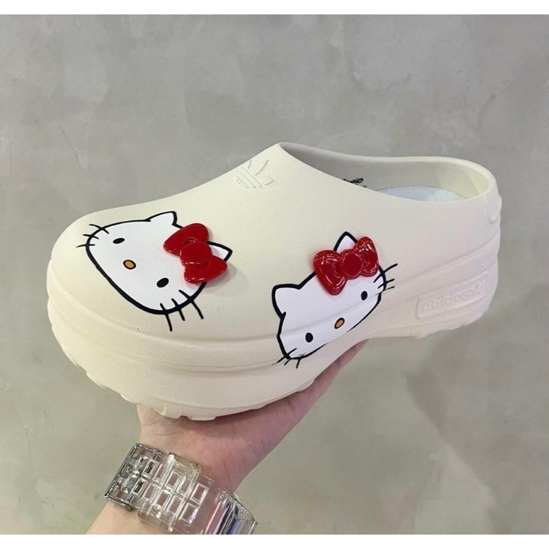 รองเท้าเสริมส้น 𝑨𝒅𝒊𝒅𝒂𝒔 𝒙 𝑲𝒊𝒕𝒕𝒚 งานคอลนี้น่ารักมาก รองเท้าเสริมส้นAdidas x Kitty สวยทุกมีจ้าสาวสาว!!!