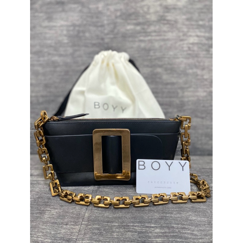 BOYY BUCKLE POUCHETTE B CHAIN | used