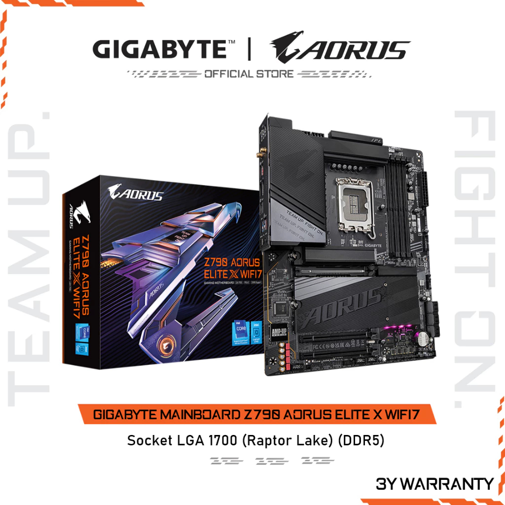 พร้อมส่ง Z790 AORUS ELITE (rev. 1.1) Support Gen : Support for the 14th, 13th, and 12th ของพร้อมส่ง
