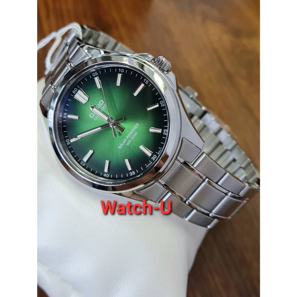 CASIO นาฬิกาข้อมือผู้ชาย SOLAR กระจก SAPPHIRE  MTS-RS100D รุ่น MTS-RS100D-3 / MTS-RS100D-3A