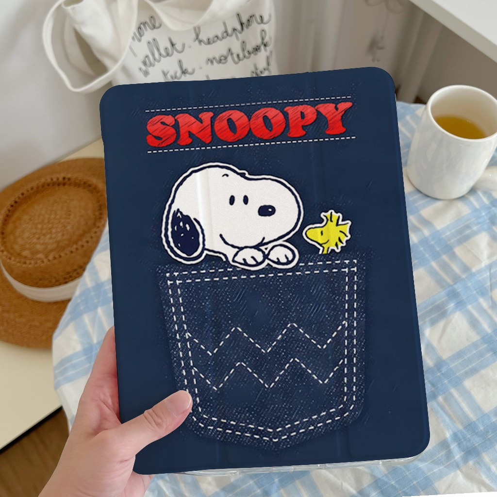 จัดส่งจากกรุงเทพฯ เคสipad Snoopy Pro11 Gen12 Air7/6 11 Air5/4 Gen9 การ์ตูน caseipad Gen8/7 Mini7/6 ราคา ถูกที่สุด ดีลบีเคเค แกลเลอรีภาพที่ 7
