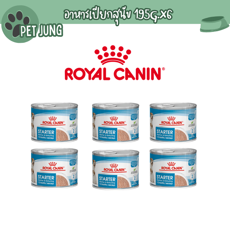 [6-12 กระป๋อง] Royal Canin อาหารแม่สุนัข และลูกสุนัข ชนิดเปียก (STARTER Mother & Babydog – Ultra soft mousse)
