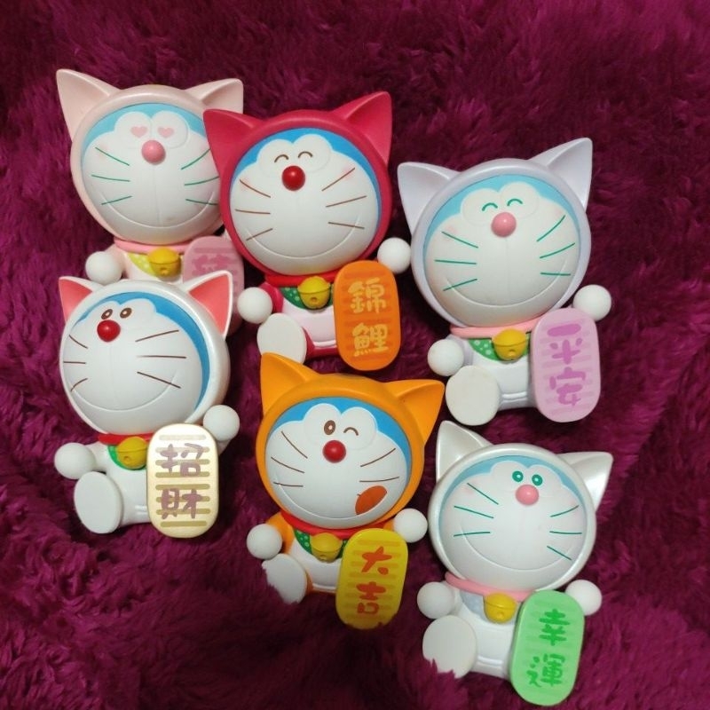 โมเดลโดเรม่อนแมวกวักDoraemon มือสอง ,ชิซูกะเล่นเปียนโน,Shizuka