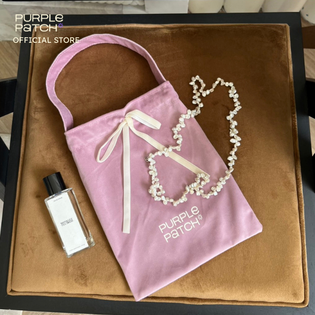 Purple Patch Everyday is Purple Velvet Bag