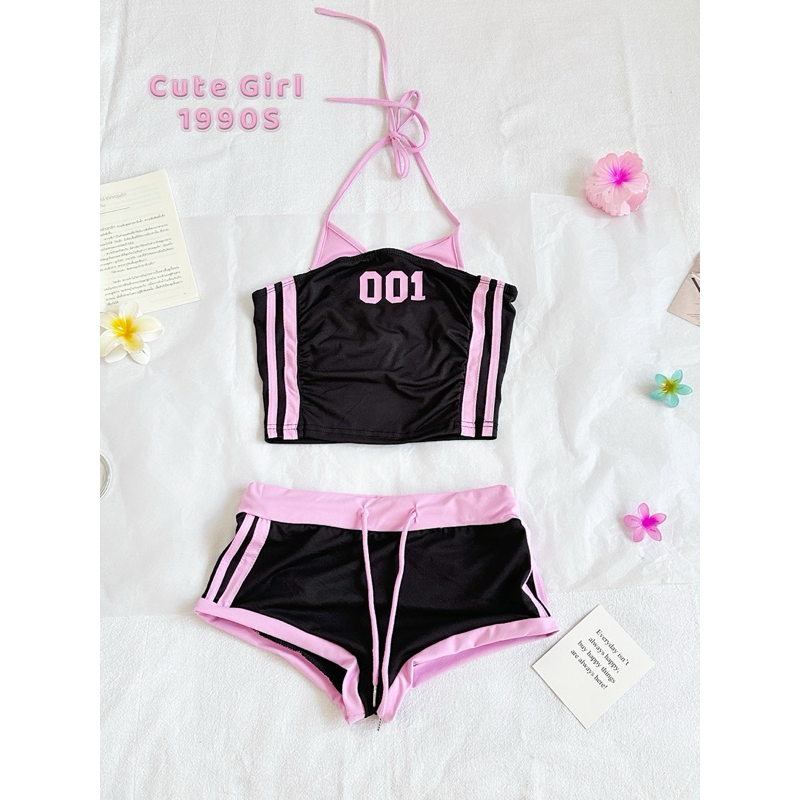 ST1106 Sweet Sporty Set 🩷🖤