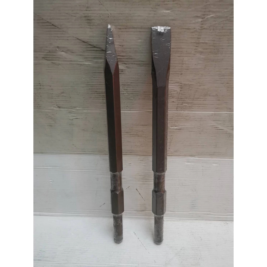 ดอกสกัดปูน แย็กปูน HEX มีปากแหลม -ปากแบน ขนาดก้าน 17mm ยาว 280mm ยี่ห้อ BOSCH (สามารถใช้กับสกัดได้ทุกยี่ห้อขนาด 5กิโล) ราคา ถูกที่สุด ดีลบีเคเค แกลเลอรีภาพที่ 2