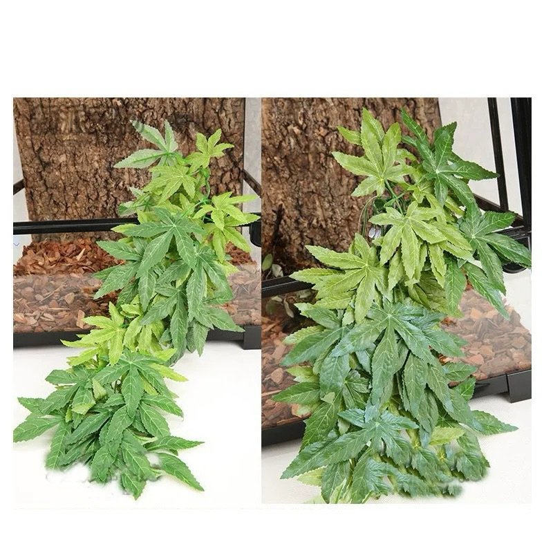 Artificial Vines เถาวัลย์ตกแต่งกรง กิ้งก่า คาเมเลียน ตู้สัตว์เลื้อยคลาน