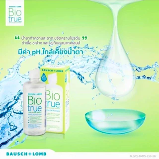 Biotrue Multi-Purpose Solution ทำความสะอาดคอนแทคเลนส์ " ไบโอทรู " (ขนาด 300ml)