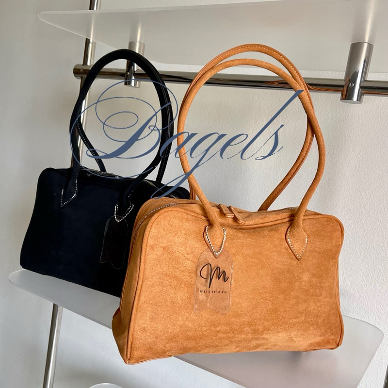 MIIZII BAG BAGELS กระเป๋าหนังกลับ 13 นิ้ว