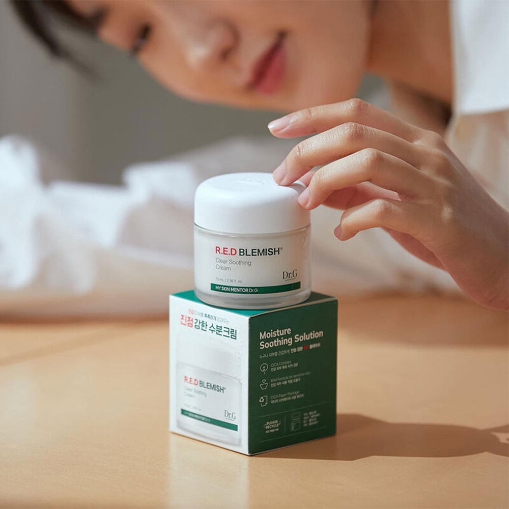 Dr.G R.E.D Blemish Cream 70Ml ดอกเตอร์จี อาร์.อี.ดี เบลมิช เคลียร์ ซูทติ้ง ครีม 70 มล. - รูปที่ 2