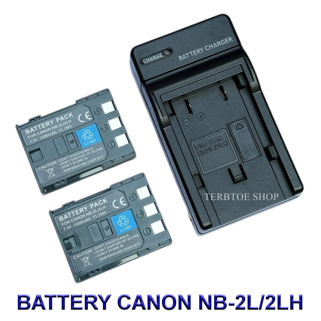 NB-2L / NB2L / NB-2LH / NB2LH Battery and Charger For Canon G7,G9,S70,S80,S50,S30,S40,S45,DC410,DC420,400D,350D,R10