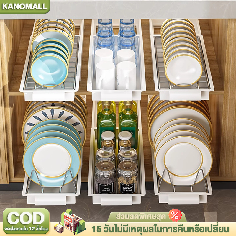 ชั้นวางจาน 2ชั้น กล่องเก็บจาน เหล็กกล้า แบบสแตนเลสแท้อย่างหนา กล่องเก็บช้อนส้อม ขนาดเล็กประหยัดพื้นที่ dish rack