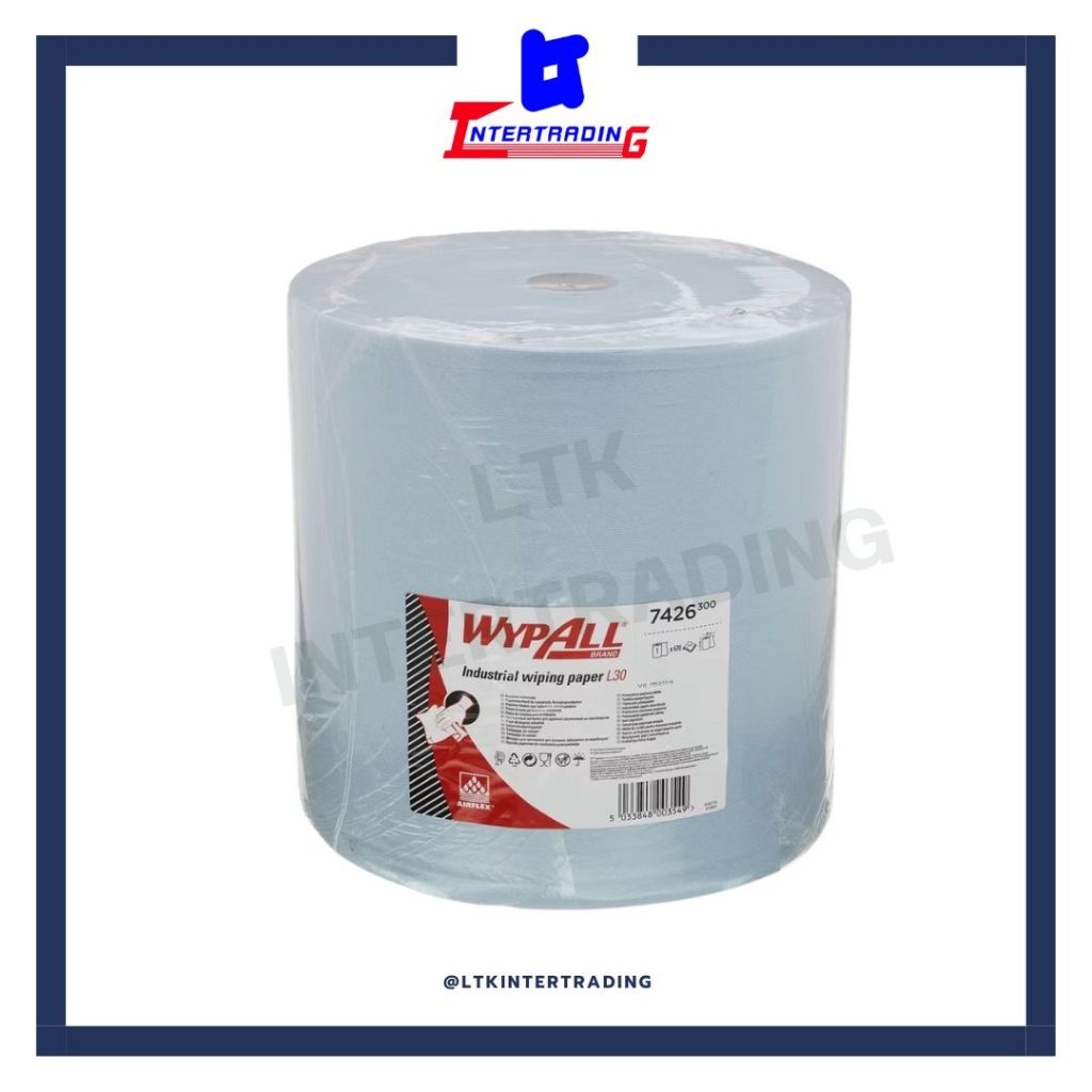 WYPALL กระดาษเช็ดอเนกประสงค์ ไวป์ออลล์ L30 (บรรจุ670แผ่น/ม้วน)-74263