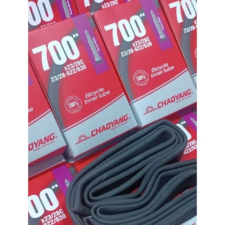 ยางใน Chaoyang จุ๊บFV (จุ๊บเล็ก) ขนาด 700c / ความยาวจุ๊บ 48, 60 และ 80 มิล