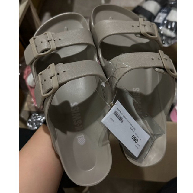 *ลุยน้ำได้ น้ำหนักเบา ไม่บาดเท้า Size.40,41,42,43 [ลิขสิทธิ์แท้จากชอป](ราคาป้าย 690) รองเท้าแตะผู้ชาย K-SWISS Comfy V2
