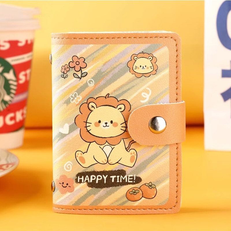 ที่เก็บการ์ด ที่ใส่บัตร กระเป๋าใส่บัตร กระเป๋าใส่นามบัตร ลายน่ารัก มี20ซอง ใส่บัตรได้ ขนาดเล็กพกพาสะดวก
