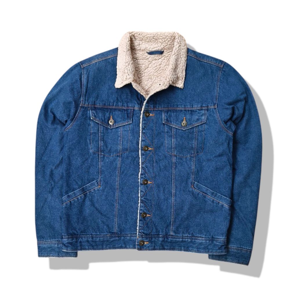 Denim Sherpa Jacket รอบอก 43”