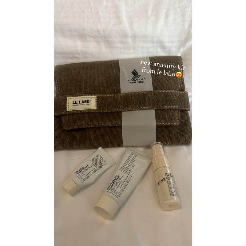 (พร้อมส่ง) Le Labo Amenity kits from Singapore Airlines