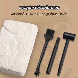 ของเล่น ขุดกระดูกไดโนเสาร์ ขุดของเล่น ไดโนเสาร์ ฟอสซิลอัญมณี หาสมบัติ