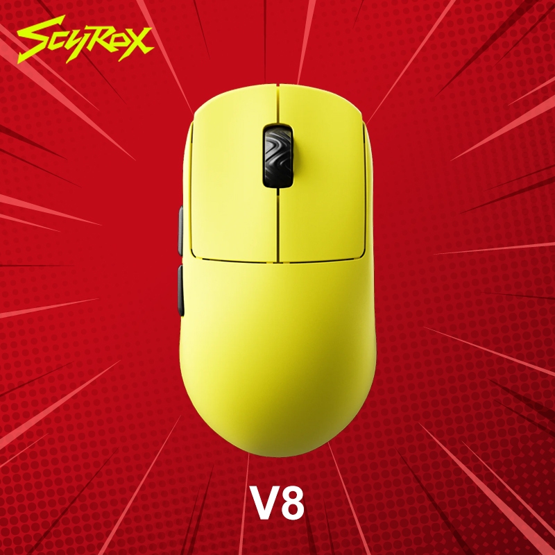 เมาส์เกมมิ่งไร้สาย Scyrox V8 ประกันศูนย์ 1 ปี