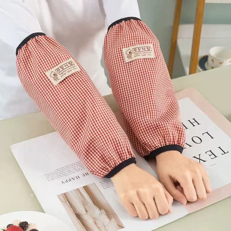 🧑‍🍳พร้อมส่ง ปลอกแขนกันน้ำ PVC สำหรับผู้หญิง สำหรับแม่บ้านทำความสะอาดบ้าน ทำอาหารและผลิตภัณฑ์ทางน้ำ - รูปที่ 3