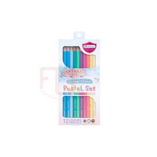 สีไม้พาสเทล สีไม้มาสเตอร์อาร์ต12 สี / 50 สี รุ่นพาสเทล PASTEL Collection Master Art/ 1 กล่อง