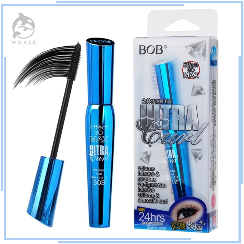 BOB มาสคาร่า 3D หนา สวย งอน ยาว กันน้ำ กันเหงื่อ ไม่เยิ้ม ติดทนนาน