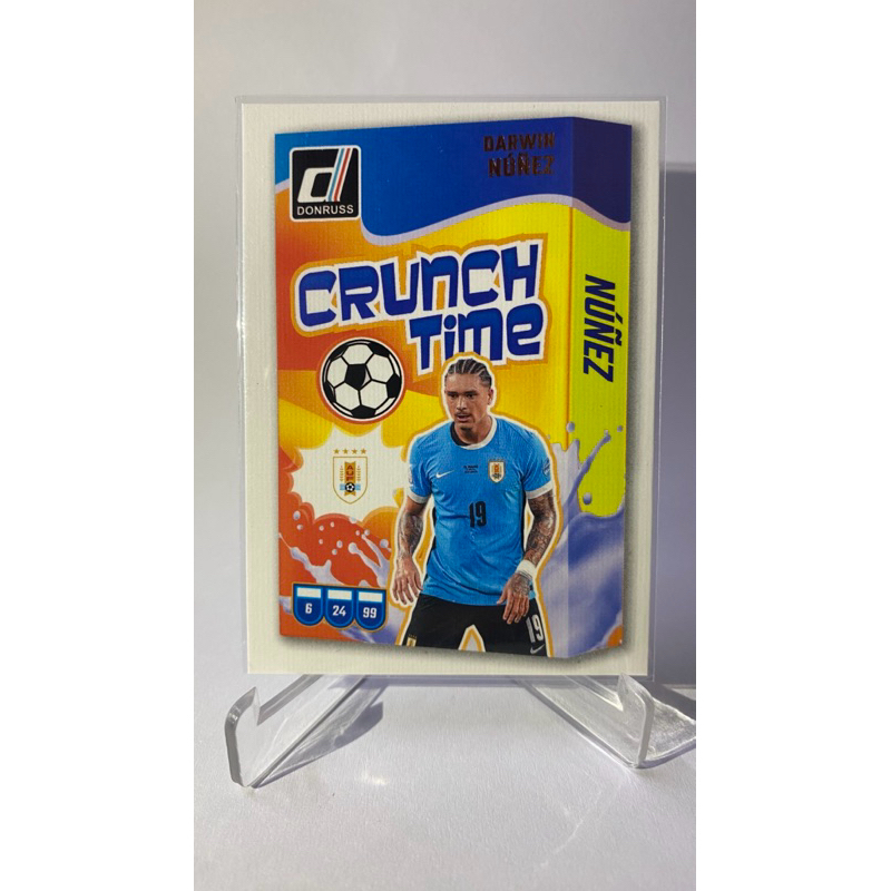 การ์ดนักฟุตบอล Darwin Nunez CRUNCH TIME PANINI DONRUSS 2024
