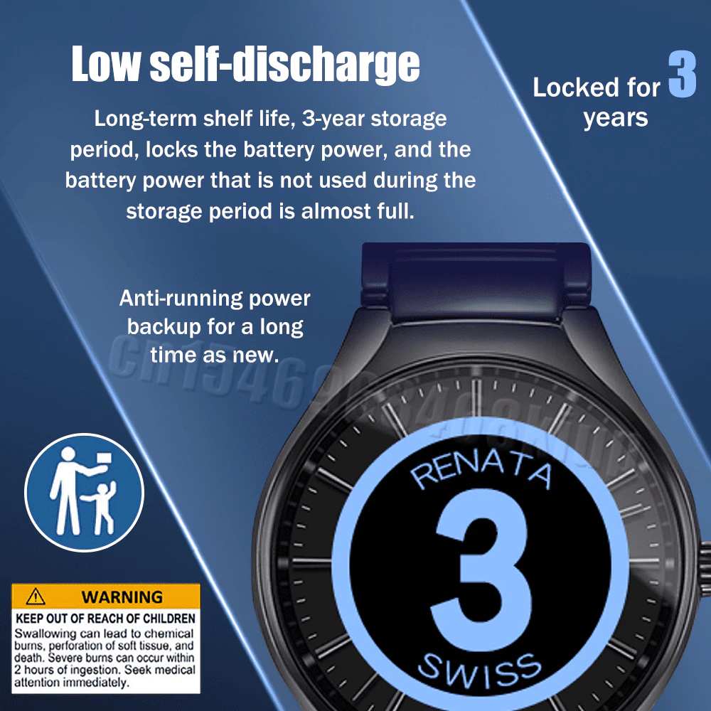 ถ่านนาฬิกา RENATA 399 / SR927W 1.55V thumbnail 8