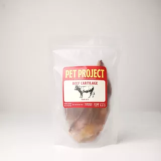 Pet Project กระดูกอ่อนวัว Beef Cartilage ขนมแทะสุนัข ธรรมชาติ 100%