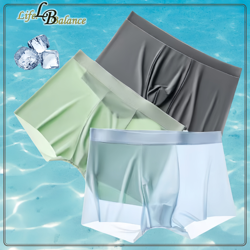 Preferred #606 กางเกงในผู้ชาย ผ้าเย็นสุดๆ Cool Boxer ทนทาน ผ้าอัพเกรด ยืดหยุ่นได้ ไม่บาง ระบายอากาศได้ดี แห้งเร็ว