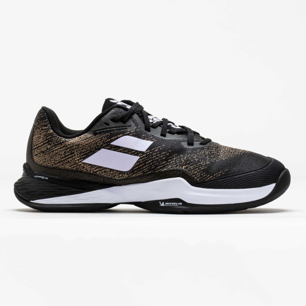 Babolat รองเท้าเทนนิสผู้ชาย Jet Mach 3 All Court (Wide) | Black/White ( 3A0S25B846 )