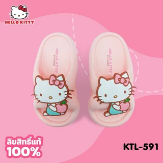 Hello Kitty รองเท้าแตะ รองเท้าสำหรับเด็กเนื้อนุ่มลายการ์ตูน KittyและMyMelody รุ่นKTL-591,MM-094