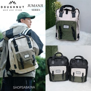 Doughnut macaroon Jumanji Backpack กระเป๋าเป้สะพายหลัง กระเป…